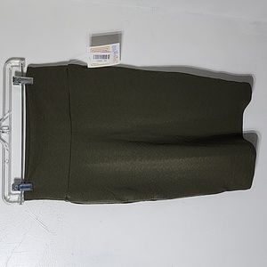 LuLaRoe Cassie Pencil Skirt Green Knee Size Extra Small